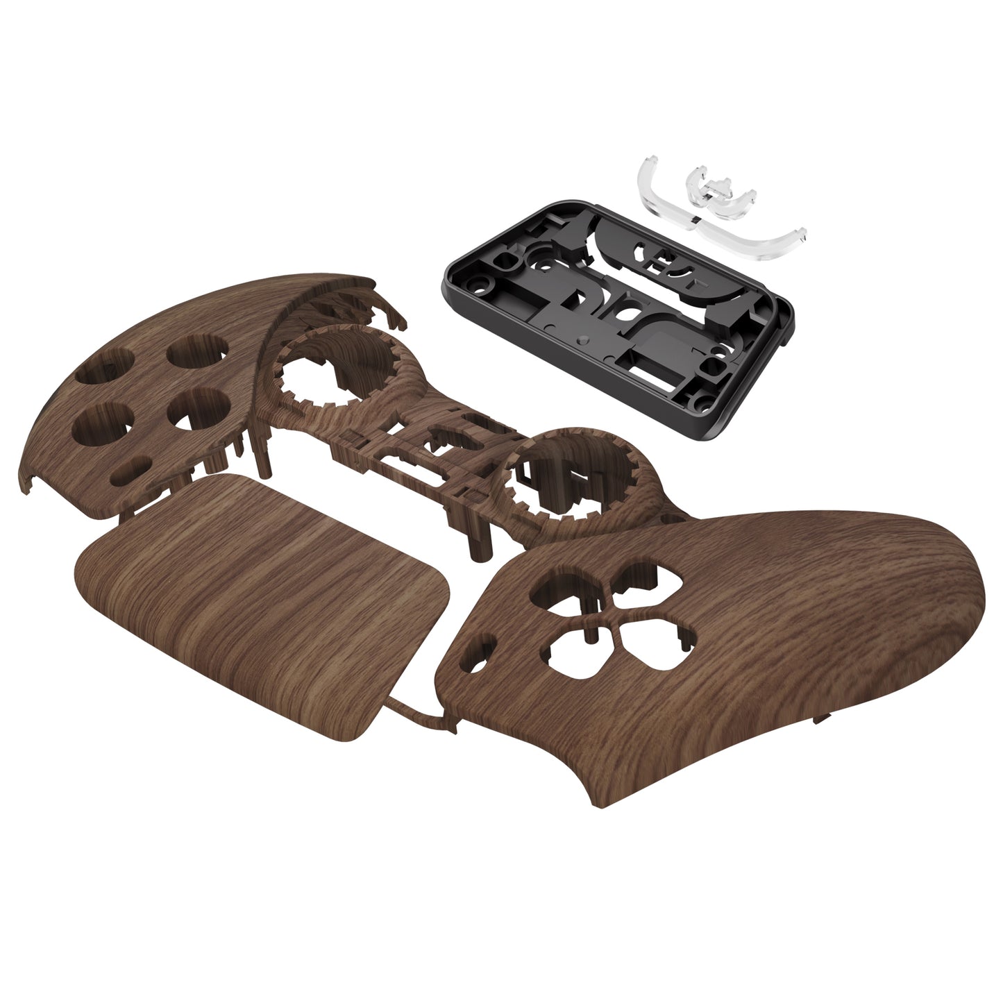 Playstation 5 Controller Gehäuse (Holz Optik)